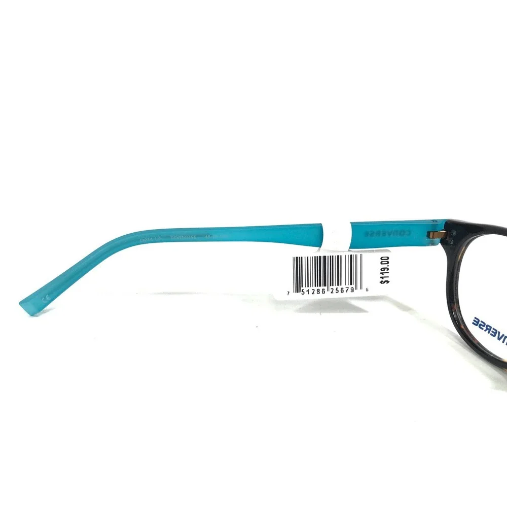 Converse Kids Eyeglasses Frames Q014 UF TORTOISE Brown Tortoise Blue 48-18-140